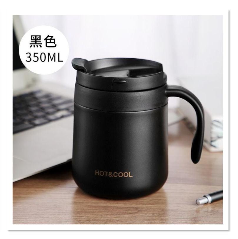 Stainless Steel Coffee Mugs - Double Walled Vacuum Insulated Coffee Beer Mugs, Shatterproof and Spill Resistant - 304 Stainless Steel Travel, Office, Couple Use (350 ML)